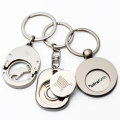 Wholesale Custom Trolley Coin Keyring Jeton, Token Coin Keychain For Car Logo